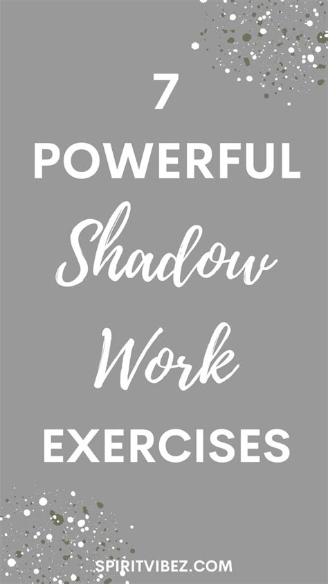 7 Powerful Shadow Work Exercises in 2021 | Shadow work, Shadow work exercises, Spiritual ...