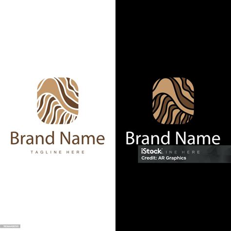 Tree Bark Logo Design Vector Simple Wood Texture Bark Illustration ...