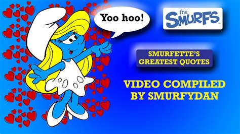 💙 👧 Smurfette’s Greatest Quotes | The Smurfs | Cartoons for Kids 👧 💙 ...