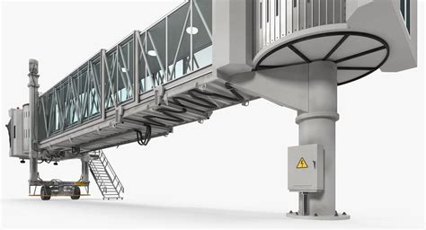 Airport Jetway Bridge Rigged 3D Model $179 - .max - Free3D