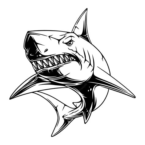 Shark Teeth Outline