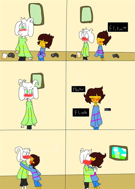 Flitr with Asriel(Asriel x Frisk) by StellaPlayer122 on DeviantArt