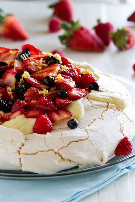 Pavlova Recipe with Fresh Berries - Taste and Tell