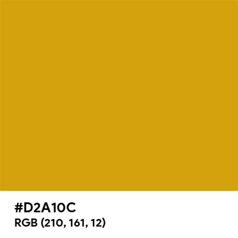 Honey Gold color hex code is #D2A10C