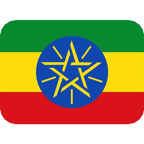 Flag For Flag Ethiopia Vector SVG Icon - SVG Repo