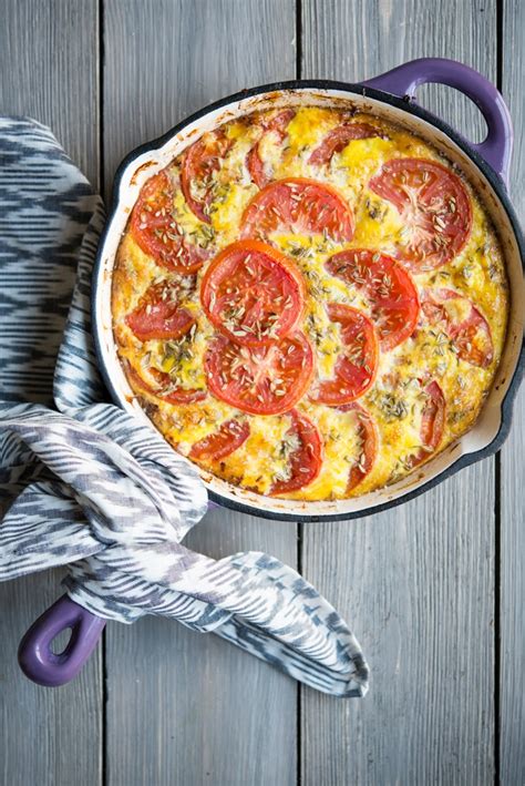 4-Ingredient Sausage Tomato Frittata - Fed & Fit