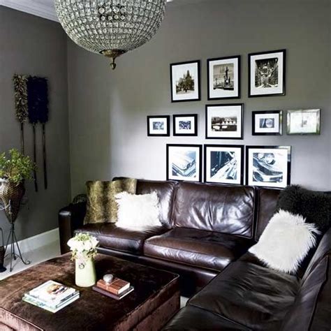 279 best images about Brown Leather Couch Decor on Pinterest | Grey ...