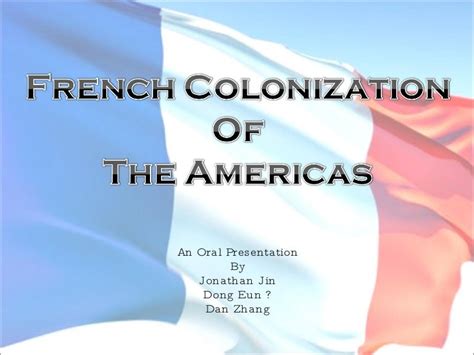 French Colonization of N. America