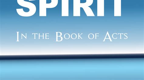 The Holy Spirit in the Book of Acts | The Cobb Six