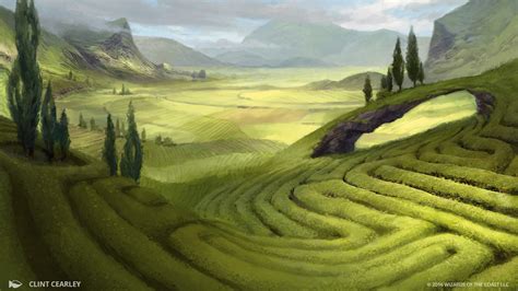 Plains MtG Art from Kaladesh Set by Clint Cearley - Art of Magic: the Gathering