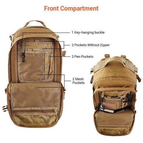 Molle Style Hiking Backpack 1000D 35L | Backpacks, Tactical pouches ...