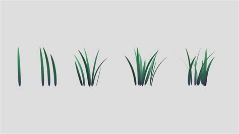 Stylized grass - Download Free 3D model by Nicosama (@firdaussahak) [3a5a5c5] - Sketchfab