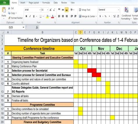 Free TIMELINE Spreadsheet Download Sample Timelines | Event planning timeline, How to plan ...