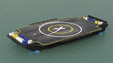 spacex barge drone max