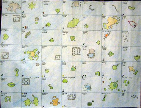 Zelda Wind Waker Map by YoshisGhost on DeviantArt