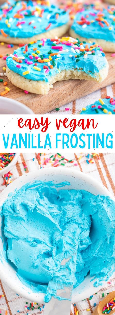 Delicious Vegan Vanilla Frosting