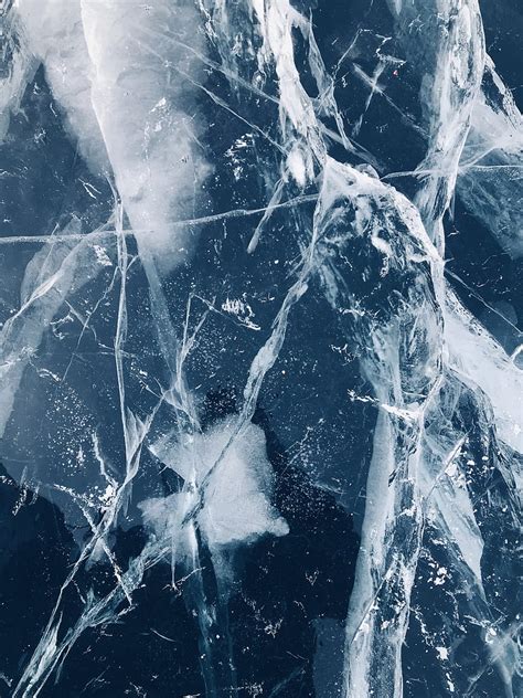 Cracked on ice surface, HD phone wallpaper | Peakpx