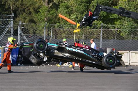 Mercedes forced to halt F1 upgrades as crash damage…