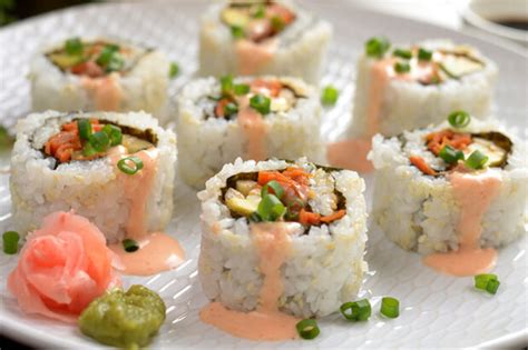 Vegan Spicy Carrot “Salmon” Sushi Roll | Asian Inspirations