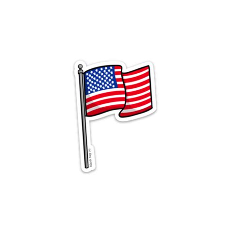 The American Flag Sticker