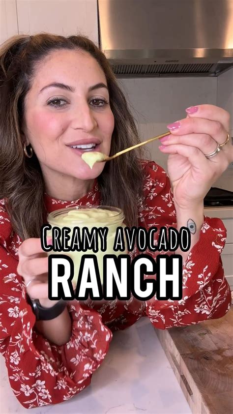 Homemade avocado ranch dressing – Artofit