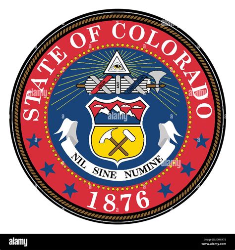 Colorado State Seal Stock Vector Image & Art - Alamy