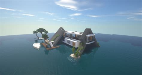 Modern house on the water 2 1.20/1.19.2/1.19.1/1.19/1.18/1.17.1/1.17 ...