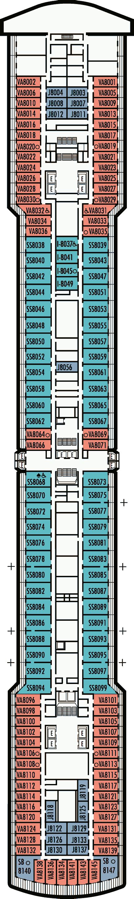 Noordam deck plans - Cruiseline.com