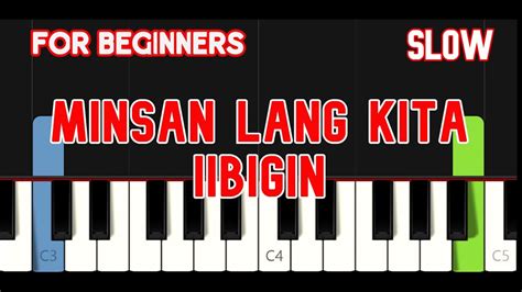 MINSAN LANG KITA IIBIGIN [ HD ] - ARIEL RIVERA | EASY PIANO - YouTube