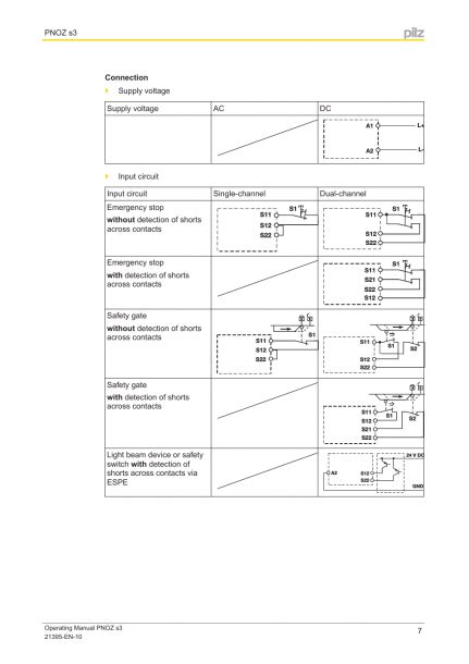 Pilz Pnoz S3 Wiring Diagram