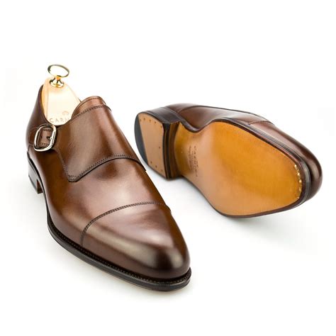 MONK STRAP IN BROWN VEGANO | CARMINA