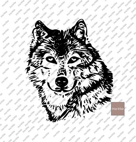 Wolf Svg Silhouette Wolf Clipart Wolf Head Svg Wolf Vector - Etsy Canada