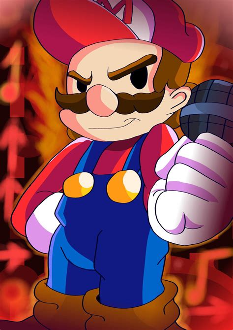 Mario fnf style redraw | Mario Amino