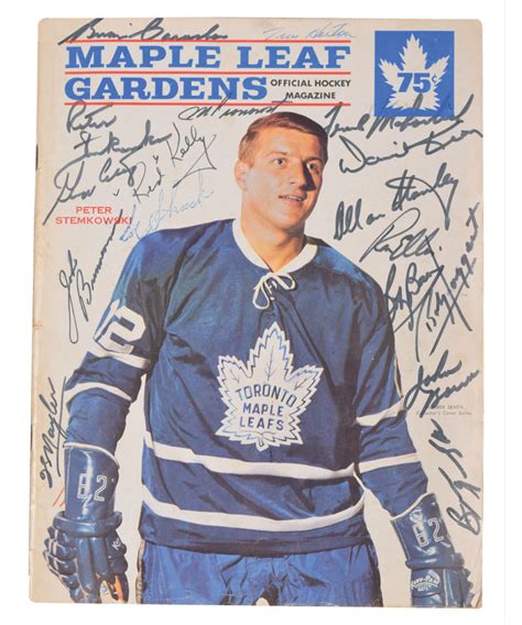 Lot Detail - Toronto Maple Leafs 1966-67 Stanley Cup Champions Team ...