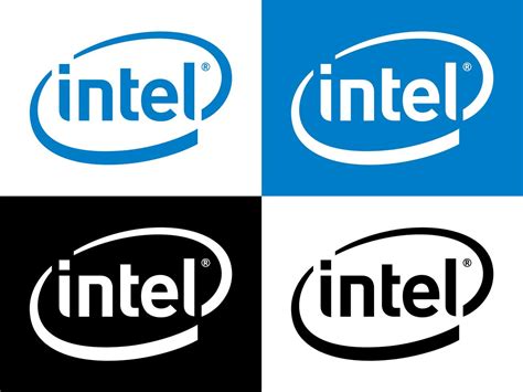 Intel Logo Vector 226334 Vector Art at Vecteezy