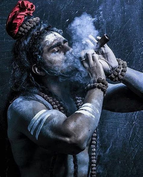 Lord Shiva Smoking Chillum Wallpapers