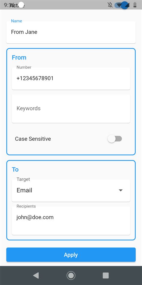 How to enter a phone number in international format? - AutoForward SMS