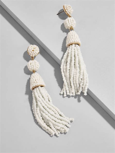 Granita Tassel Earrings | Beaded tassel earrings, Tassel earrings, Tassels