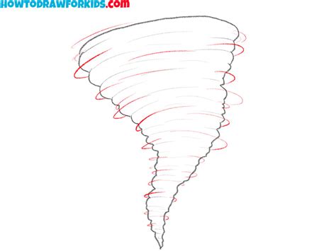 How to Draw a Tornado - Easy Drawing Tutorial For Kids