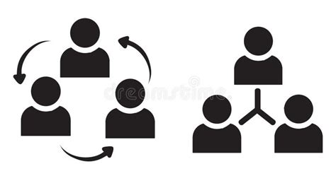 Group Discussion Silhouette Stock Vector - Illustration of isolated ...