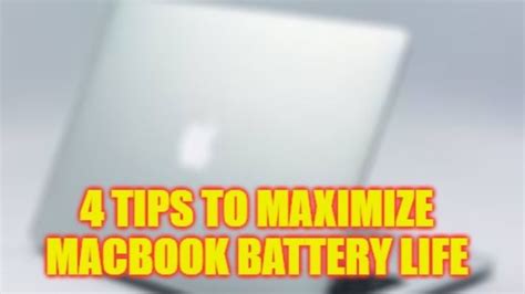 4 Tips and Tricks to Maximize MacBook Pro/Air Battery Life