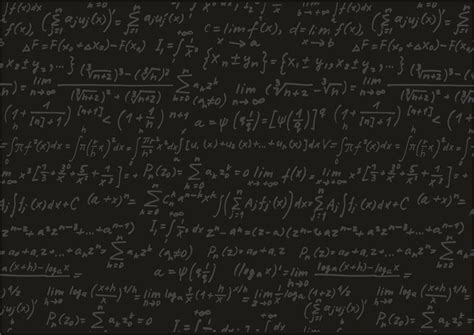 black and white mathematical equations wallpaper #black #formula #board ...