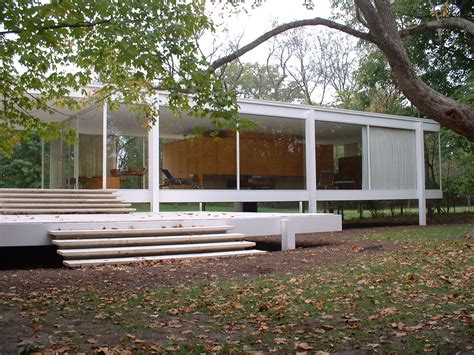 HISTORIA DE LA ARQUITECTURA MODERNA : CASA FARNSWORTH