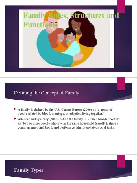 Family Roles, Structures and Functions | PDF | Family | Marriage