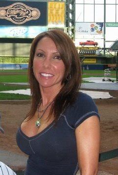 NFL and College Cheerleaders Photos: Brewers' Super Fan Front Row Amy