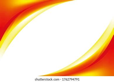 Abstract Red Yellow Curvy Corner Background Stock Vector (Royalty Free ...