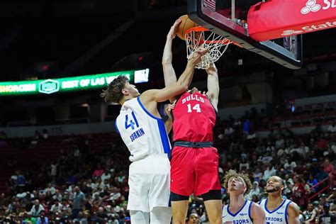 Matas Buzelis excites Bulls fans with ferocious Summer League poster dunk