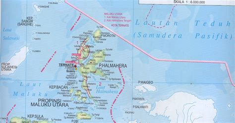 AMAZING INDONESIA: NORTH MALUKU PROVINCE MAP