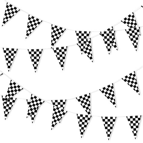 Checkered Flag Banner Clip Art