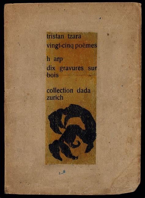 Vingt-cinq poèmes, Hans (Jean) Arp; Author: Tristan Tzara; Publisher: J ...